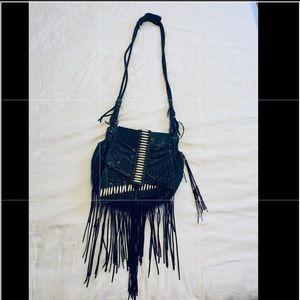 Leather all saints bag